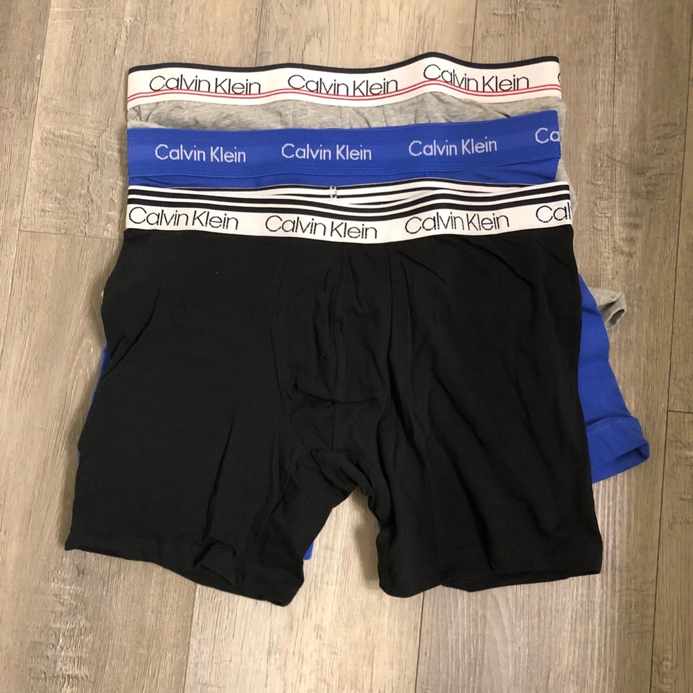 Calvin Klein cotton Stretch  boxer briefs 3-pack random colors Brand New - Picture 5 of 10